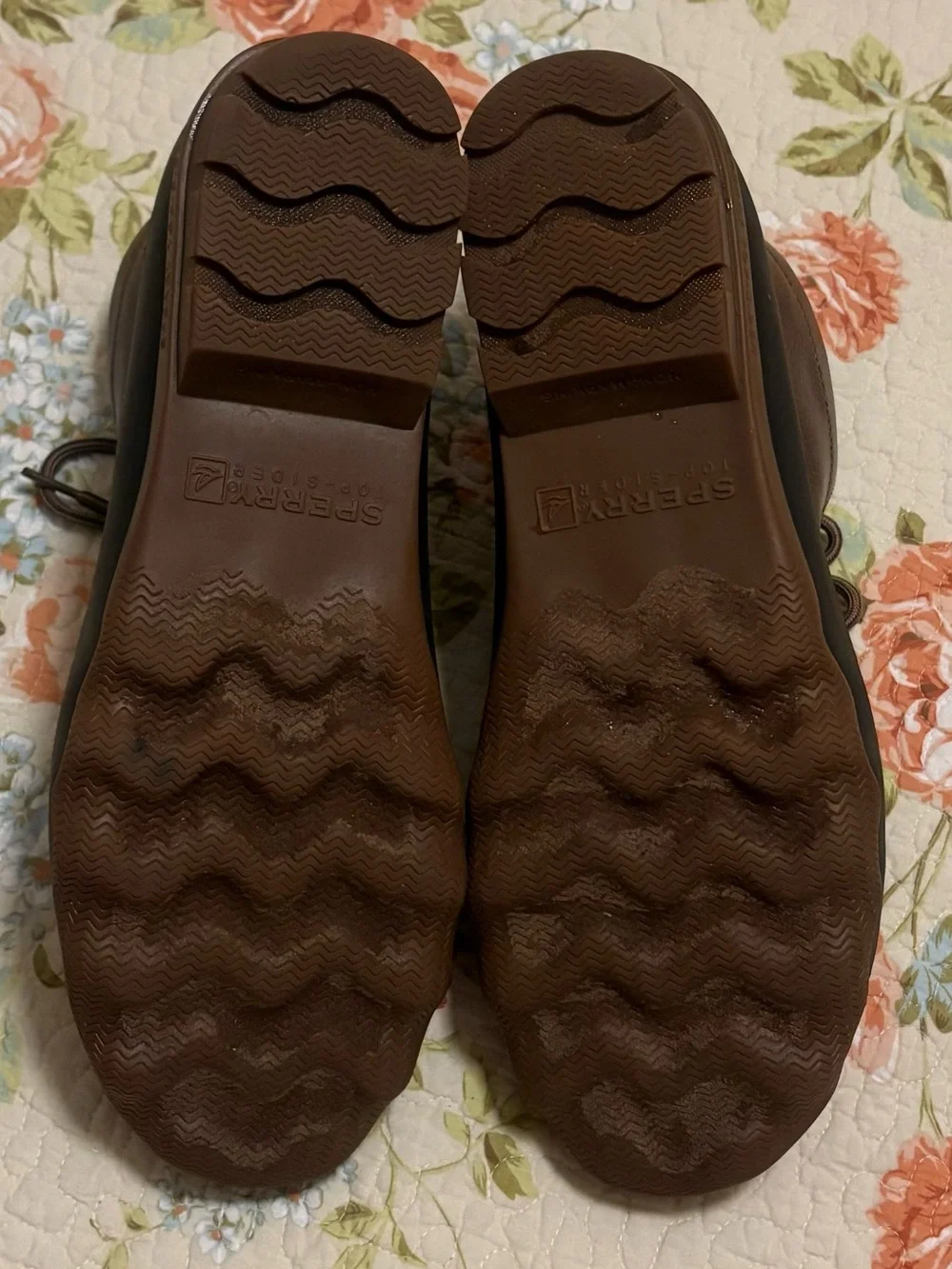 Sperry Top Sider Duck Boots Waterproof Brown Leather Men's Size 13